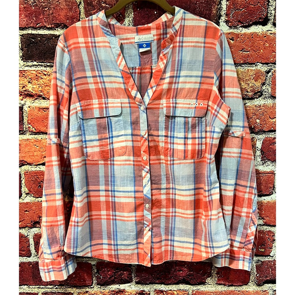 Columbia Sportswear Women's Coral Springs Woven Long Sleeve Shirt Size Medium